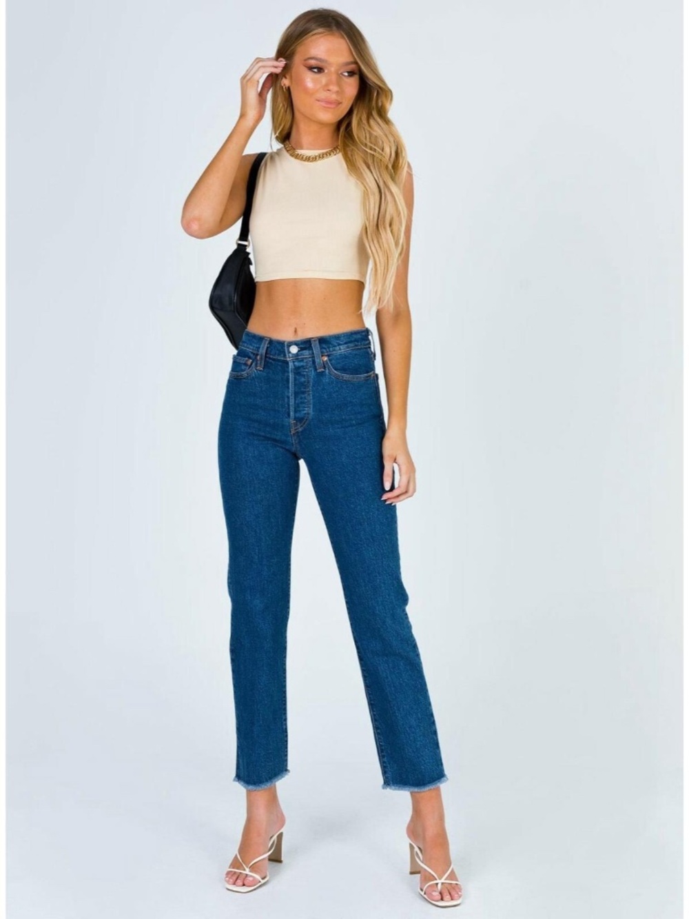 Levi's Wedgie Straight Ankle Jeans - Picture 11 of 11
